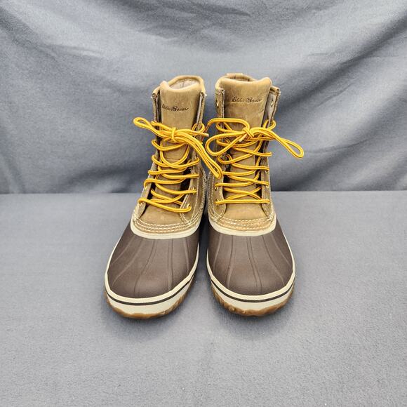 Eddie Bauer Rubber Duck Boots 8 Thermafill 200g Insulation Weatheredge Hunt Pack - Picture 5 of 16